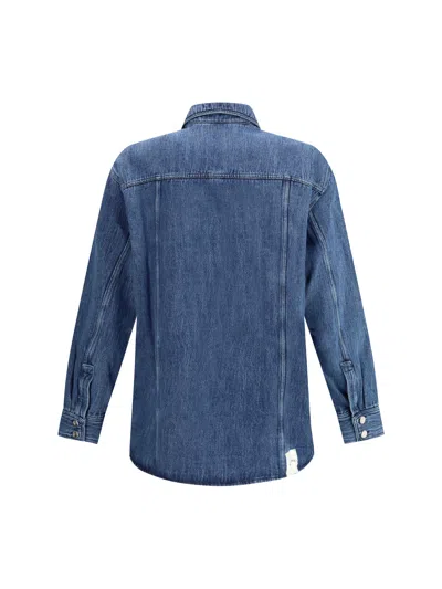Namacheko Han Long-sleeve Denim Shirt In Blue