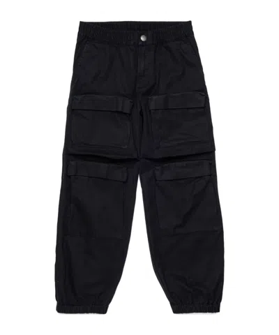Diesel Cotton Trousers In Black
