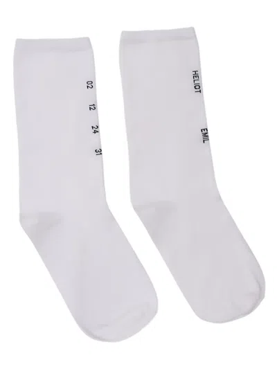 Heliot Emil Calcite Socks In Gray