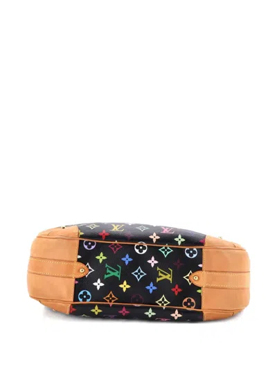 Pre-owned Louis Vuitton Greta Handbag Monogram Multicolor Hobo Bag In Black