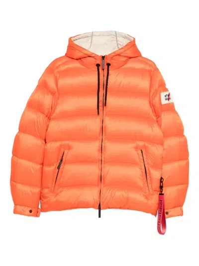 After Label Hooded Jacket In Orange