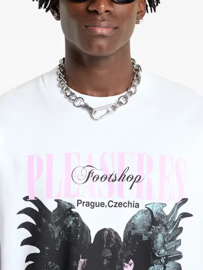 Pleasures X Ftshp Angel T-shirt In White