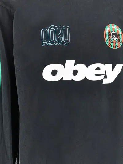 Obey Long-sleeve Sweater In Black