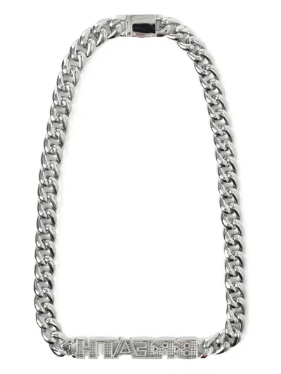 Breath Cuban-link Necklace In Metallic