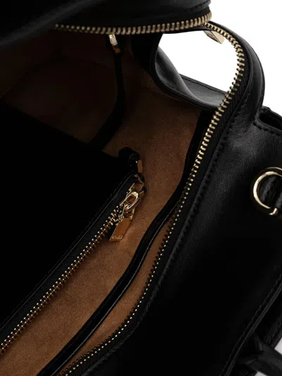 Hugo Boss Ariell Logo-plaque Tote Bag In Black