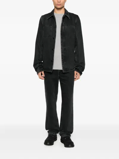 Rier Pocket Denim Jacket In Black