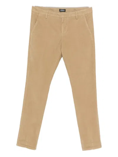 Dondup Corduroy Trousers In Neutral