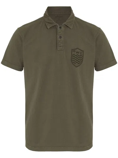 Osklen Stone Colors Polo Shirt In Green