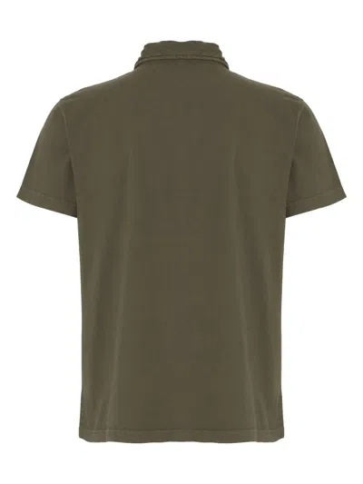 Osklen Stone Colors Polo Shirt In Green