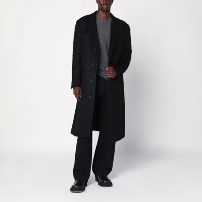 Namacheko Single-breasted Wool Coat In Black