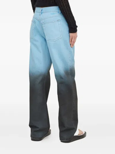 Won Hundred Ombre-design Trousers In Blue