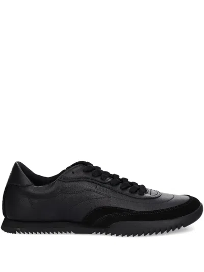 Hugo Boss Lace-up Fastening Sneakers In Black