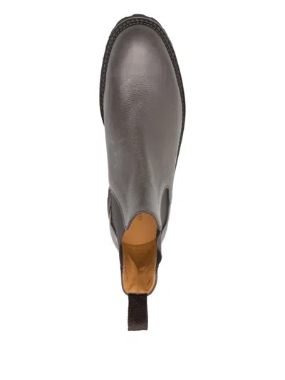 John Lobb Lawry Boots In Gray