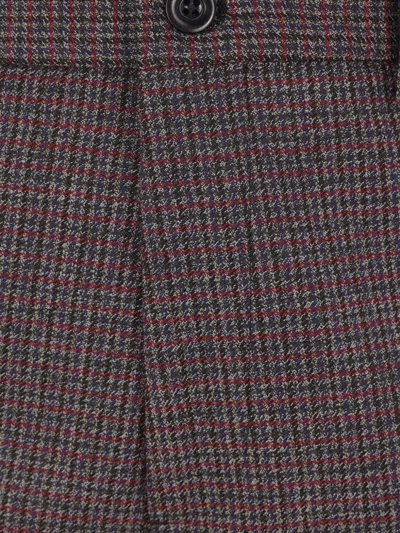 Namacheko Attila Houndstooth-pattern Trousers In Brown