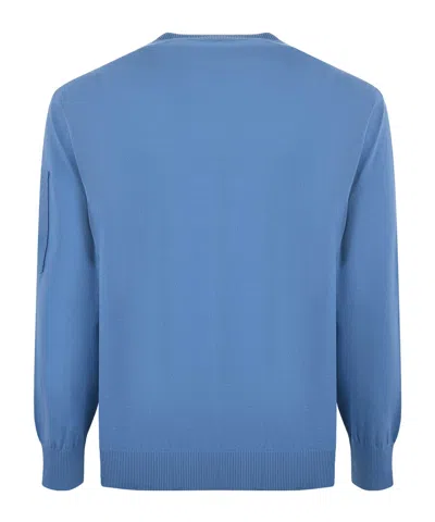 C.p. Company Lens Detail Knitwear In Blue