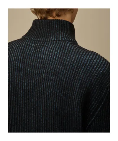 C.p. Company Logo-patch Sweater In Black