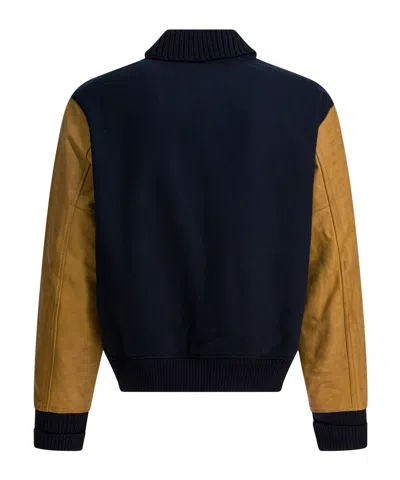 Polo Ralph Lauren Ny Bomber Jacket In Black