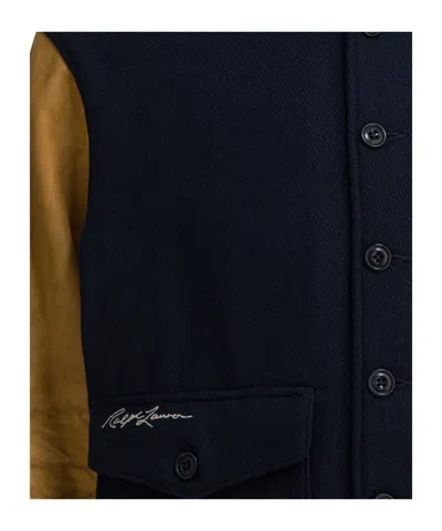 Polo Ralph Lauren Ny Bomber Jacket In Black