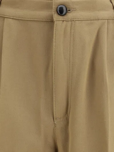 Namacheko Togo Pleated Trousers In Brown