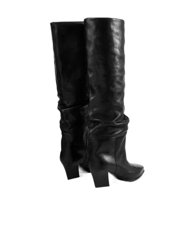 Jimmy Choo Stylish Pointed Toe Block Heel Ankle Boots In Black