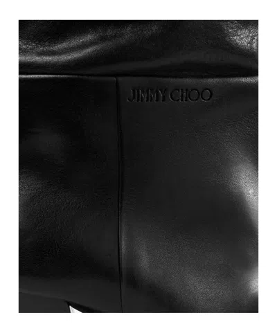 Jimmy Choo Stylish Pointed Toe Block Heel Ankle Boots In Black