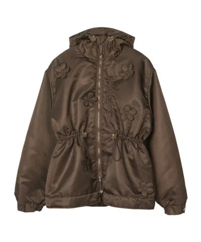 Cecilie Bahnsen Long-sleeved Casual Jacket In Brown