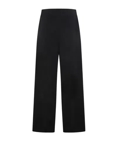 Fabiana Filippi Wide-leg Casual Pants In Black