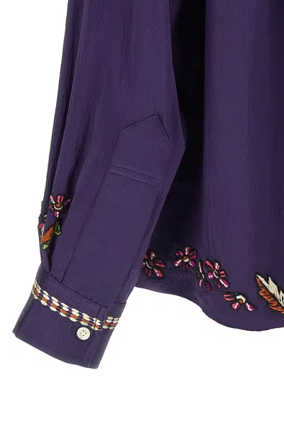 Bode Dream Souvenir Shirt In Blue