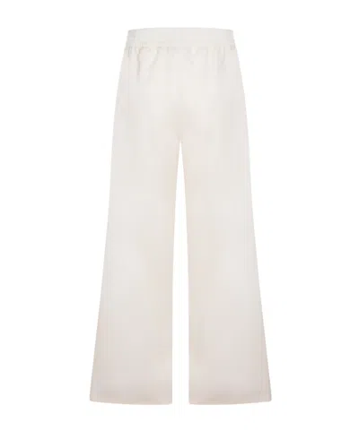 Fabiana Filippi Trousers Light And Natural In White