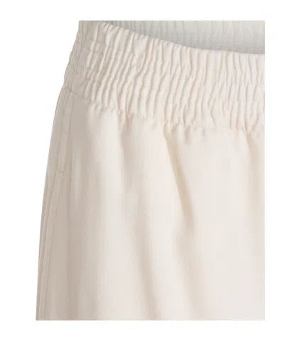 Fabiana Filippi Trousers Light And Natural In White