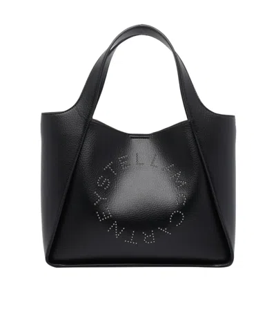 Stella Mccartney Stella Logo Shoulder Bag In Black