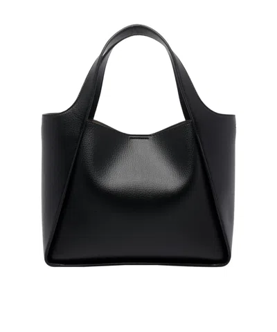 Stella Mccartney Stella Logo Shoulder Bag In Black