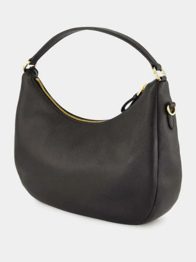 Prada Curved Silhouette Handbag Gold-tone Hardware In Black