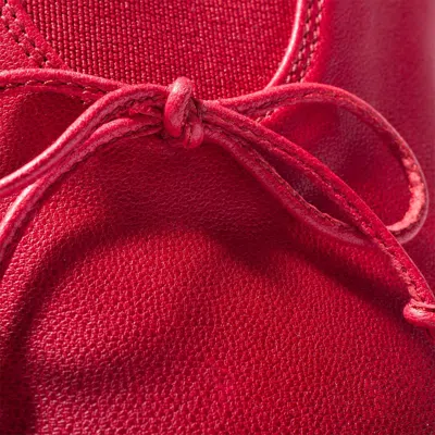 Miu Miu Nappa Pumps Block Heel Bow Detail In Red