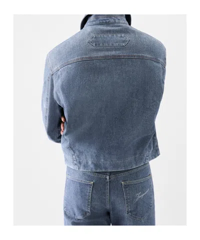 Jacquemus Zip-fastening Logo-detail Jacket In Blue