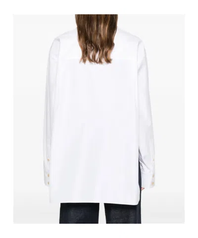 Khaite Long Sleeve Shirt In White