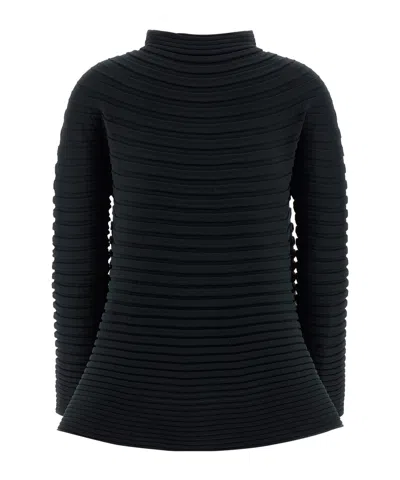 Issey Miyake 'bounce Knit' Top In Green