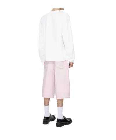 Acne Studios Long-sleeved T-shirt In White
