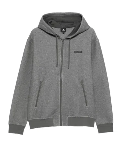 Mackage Drawstring Hooded Sweatshirt In Gray