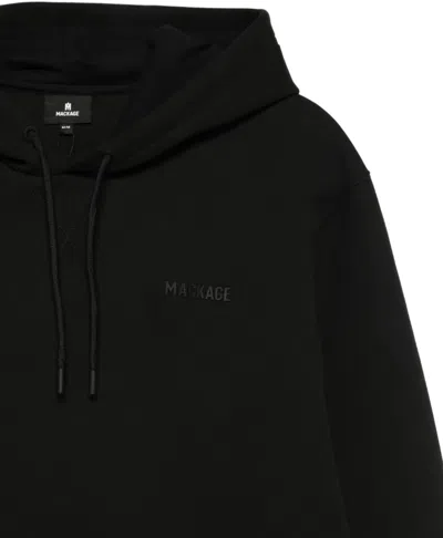 Mackage Logo-print Hoodie In Black