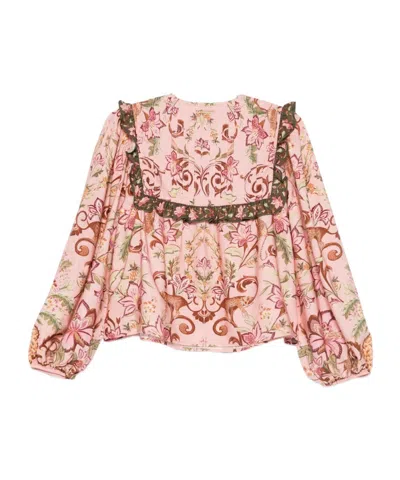 Barbour Farm Rio Cami Long-sleeved Blouse In Multi