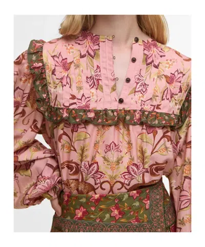 Barbour Farm Rio Cami Long-sleeved Blouse In Multi