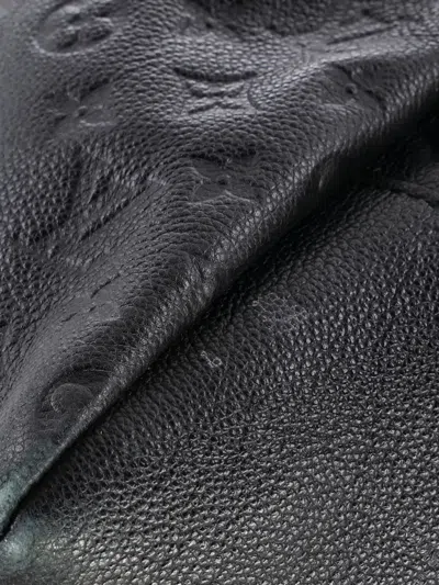 Pre-owned Louis Vuitton Ponthieu Handbag Monogram Empreinte Leather Mm Satchel In Black