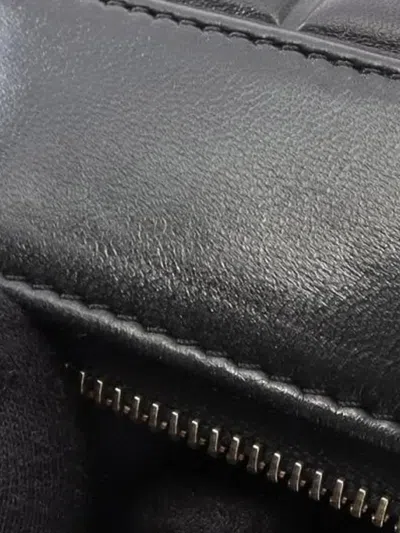 Pre-owned Chanel 2002-2003 Quilted Lambskin Chocolate Bar Shoulder Bag In Black