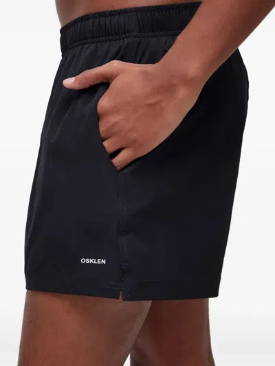 Osklen Elastic-waistband Pocket Shorts In Black