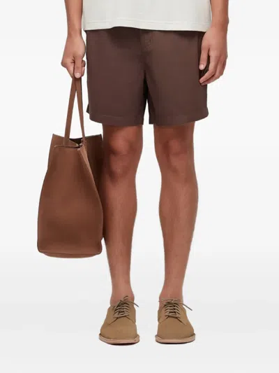 Osklen Cotton Bermuda Shorts In Brown