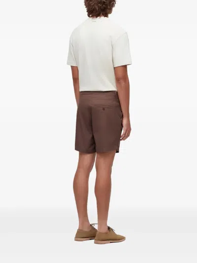 Osklen Cotton Bermuda Shorts In Brown