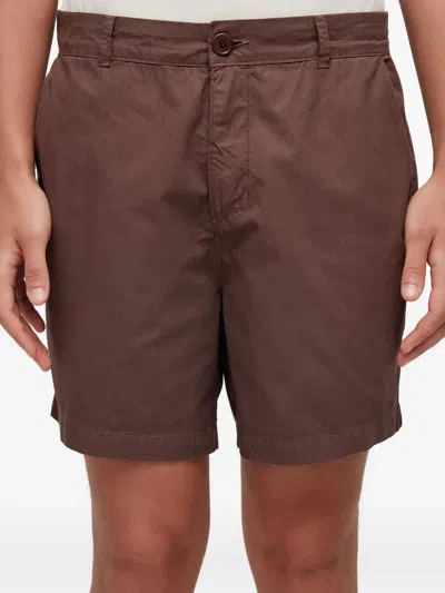Osklen Cotton Bermuda Shorts In Brown