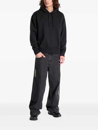 Calvin Klein Jeans Est.1978 Graphic-print Hoodie In Black