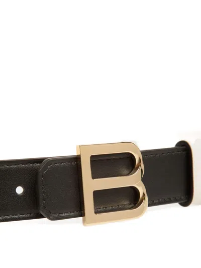 Bally B Twist Reversible Belt In Black
